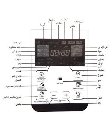 زودپز همه کاره سافلون مدلSRC-650