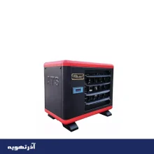 هیتر برقی فن دار آذر تهویه مدل E6000 طرح فلورا تک فاز