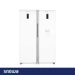 يخچال فريزر دوقلو اسنوا سری هايپر 38 فوت مدل SRDi-SFDi-M210GW