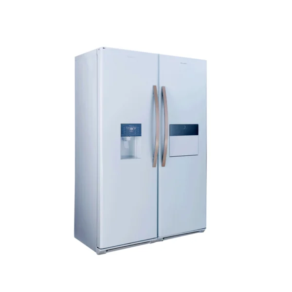 یخچال فریزر دوقلو هیمالیا مدل پانوراما پلاس سفید چرمی