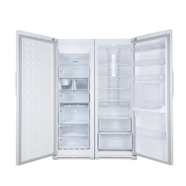 یخچال فریزر دوقلو هیمالیا مدل رومانو پلاس سفید چرمی