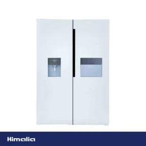 یخچال فریزر دوقلو 34 فوت هیمالیا مدل آلفا پلاس سفید متالیک
