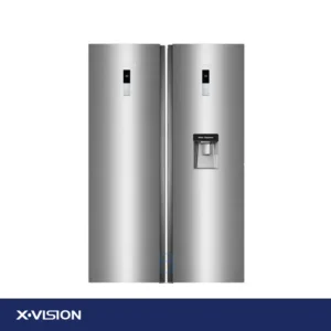 یخچال فریزر دوقلو ایکس ویژن مدل KTRF۶۳۰-s استیل