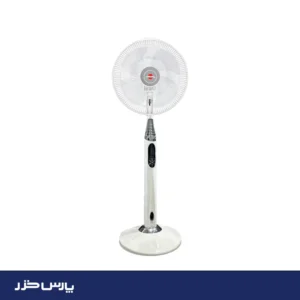 پنکه ایستاده پارس خزر مدل Raana سفید طوسی