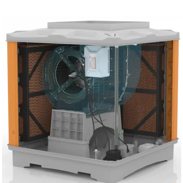 کولر پلیمری سلولزی نیرو تهویه البرز 8500 مدل BCU-85 بالازن - Image 4