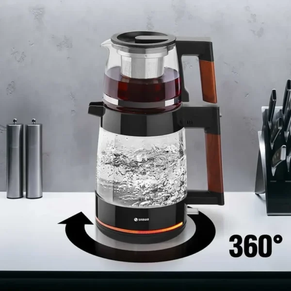 چای ساز اسنوا مدل STM-GS1650BK - Image 2