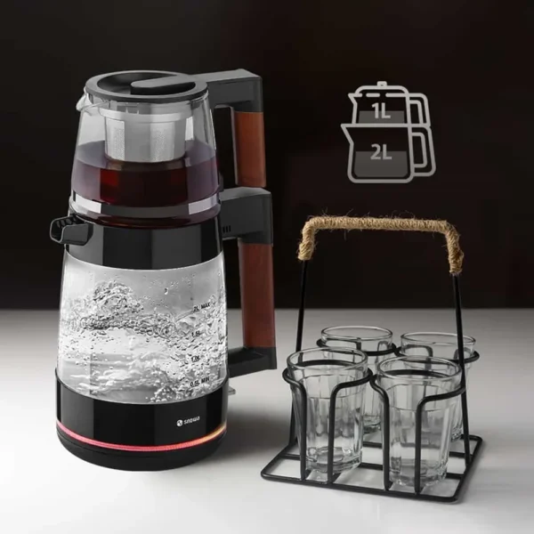 چای ساز اسنوا مدل STM-GS1650BK - Image 3