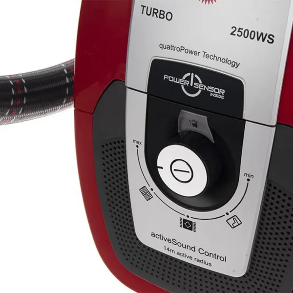 جاروبرقی پارس خزر مدل Turbo 2500WS قرمز - Image 3