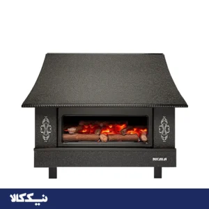 بخاری گازی شومینه ای نیک کالا 30000 مدل نفیس MC30