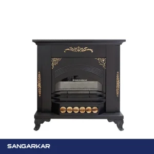 بخاری گازی سنگرکار 28000 مدل آگاتا مشکی