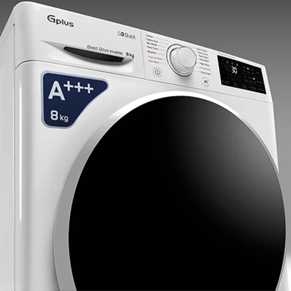 ماشین لباسشویی جی پلاس 8 کیلویی مدل GWM-R87W - Image 2