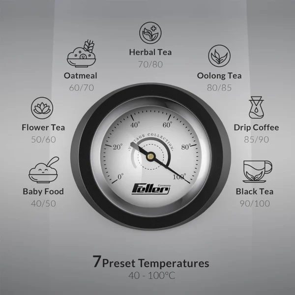 چای ساز فلر مدل TS290 سفید - Image 2