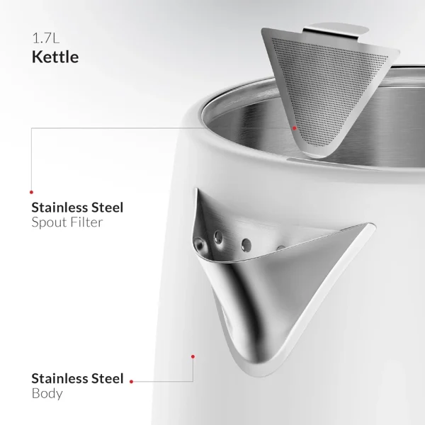 چای ساز فلر مدل TS290 سفید - Image 4