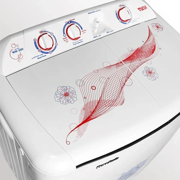 ماشین لباسشویی دوقلو برفاب 7 کیلویی مدل wm-900 - تصویر 2